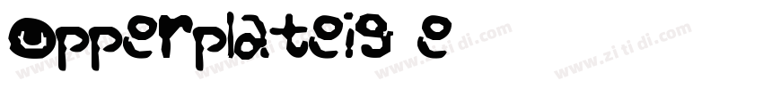 CopperplateTOTLig Re字体转换
